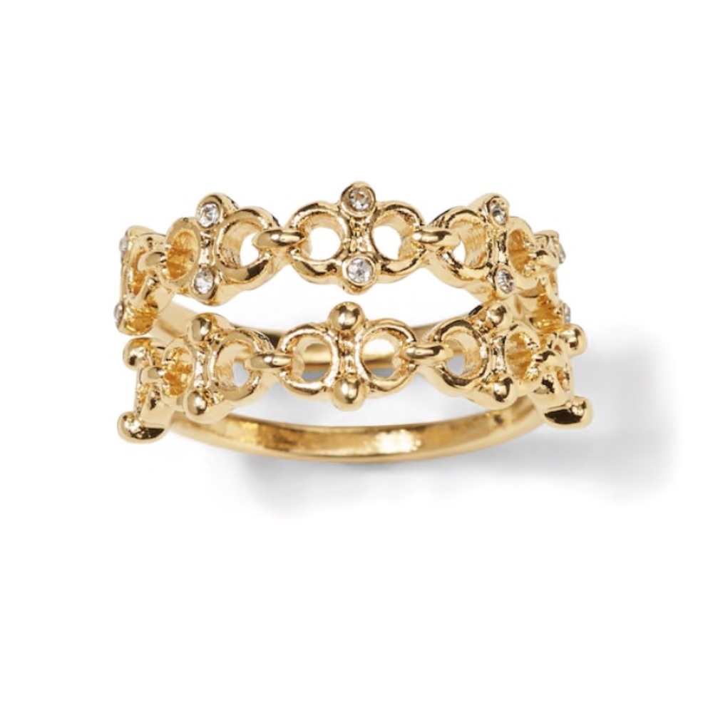 Banana Republic Gold Two Ring Set